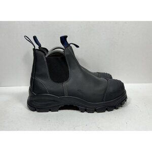 Blundstone 990 Steel Toe Chelsea Boots Men’s Size 9 US Black Leather Shoes